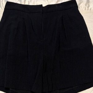 Vince Camuto High Waist Black Shorts